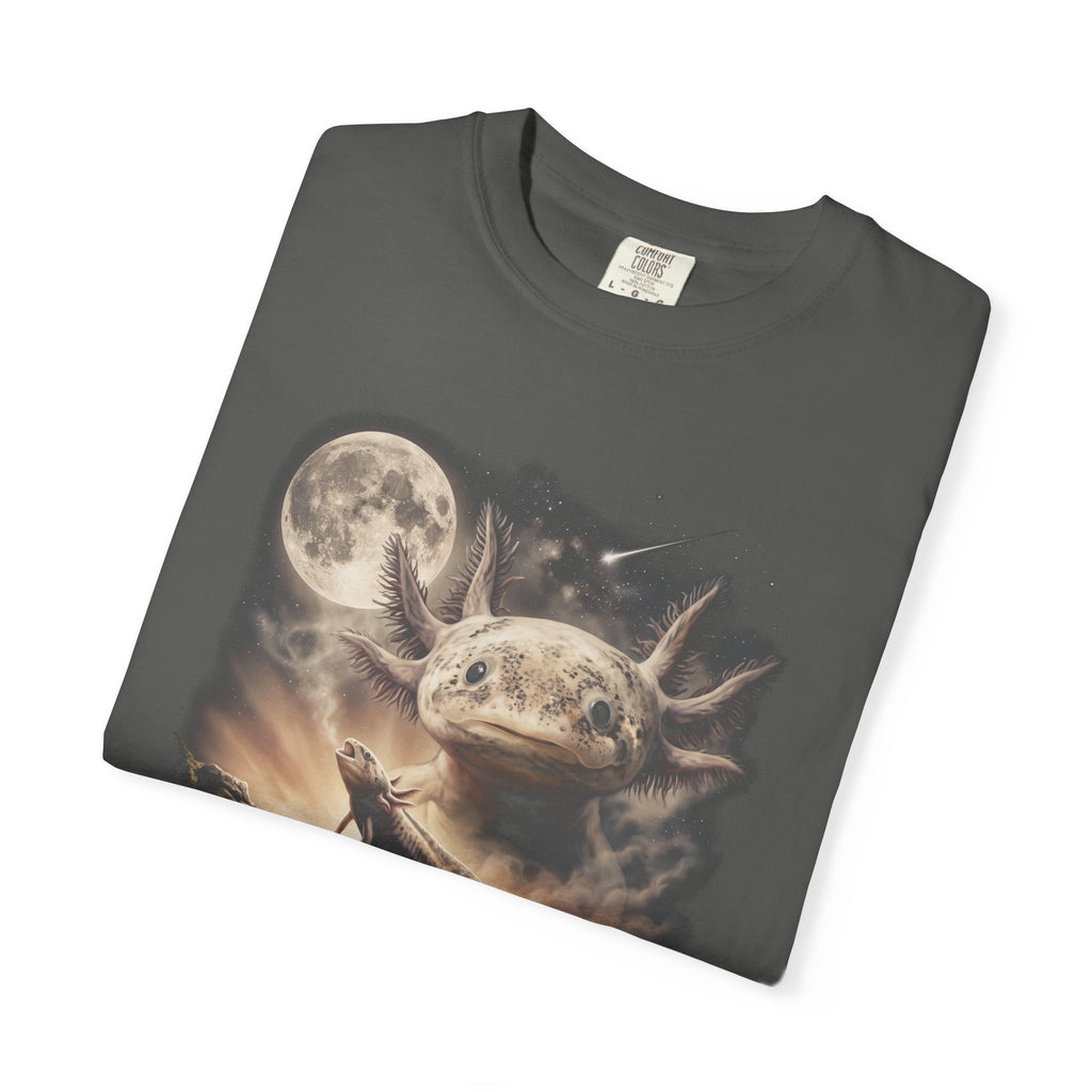 Moon Howlers: Axolotl Howling at the Moon Tee