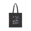 Airbrushed 1990s-style artwork of a moose howling at the moon, in cold whites, silvers and ash on black.