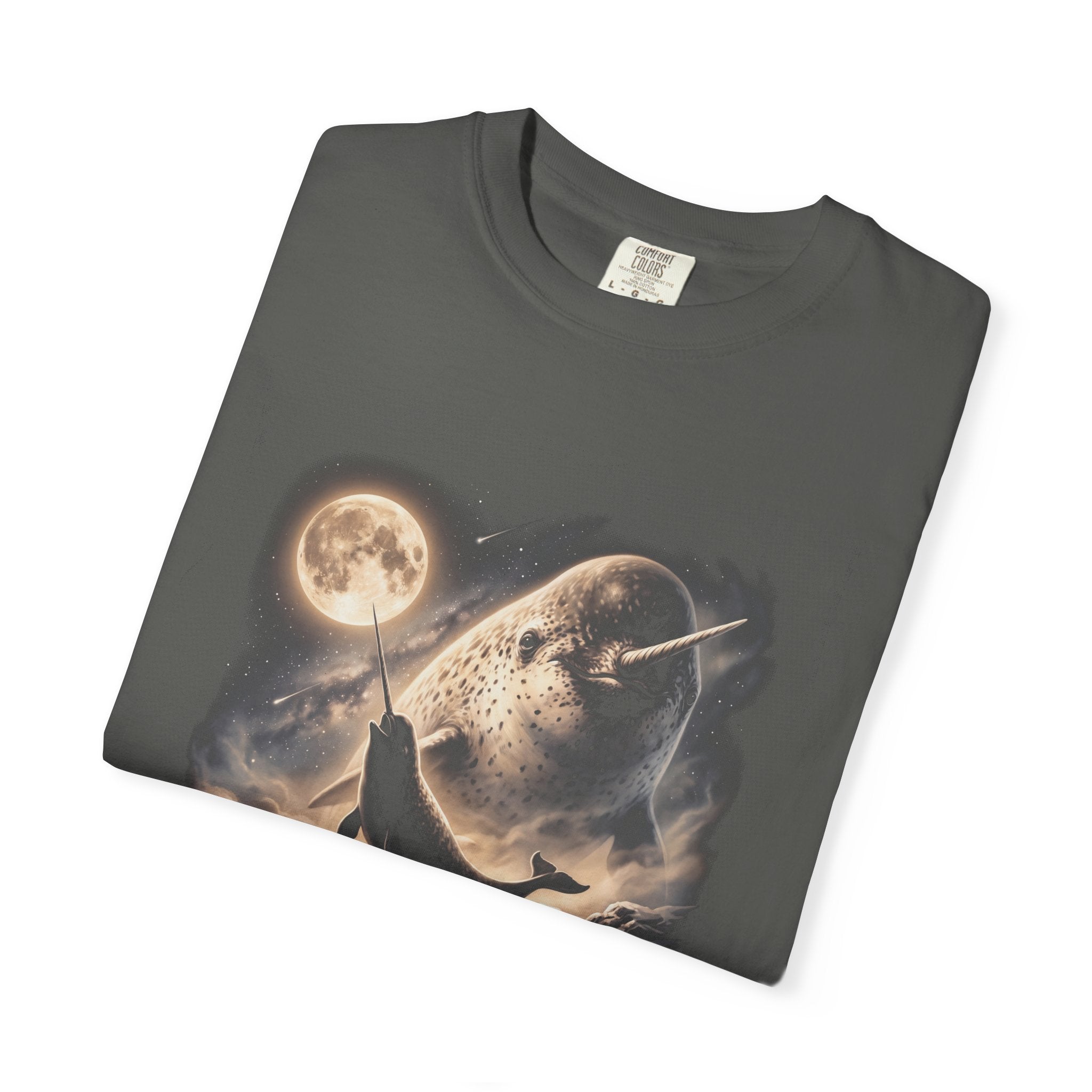 Moon Howlers: Narwhal Howling at the Moon Tee