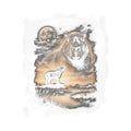 Capybara Moon Howler Sticker | Moon Howlers
