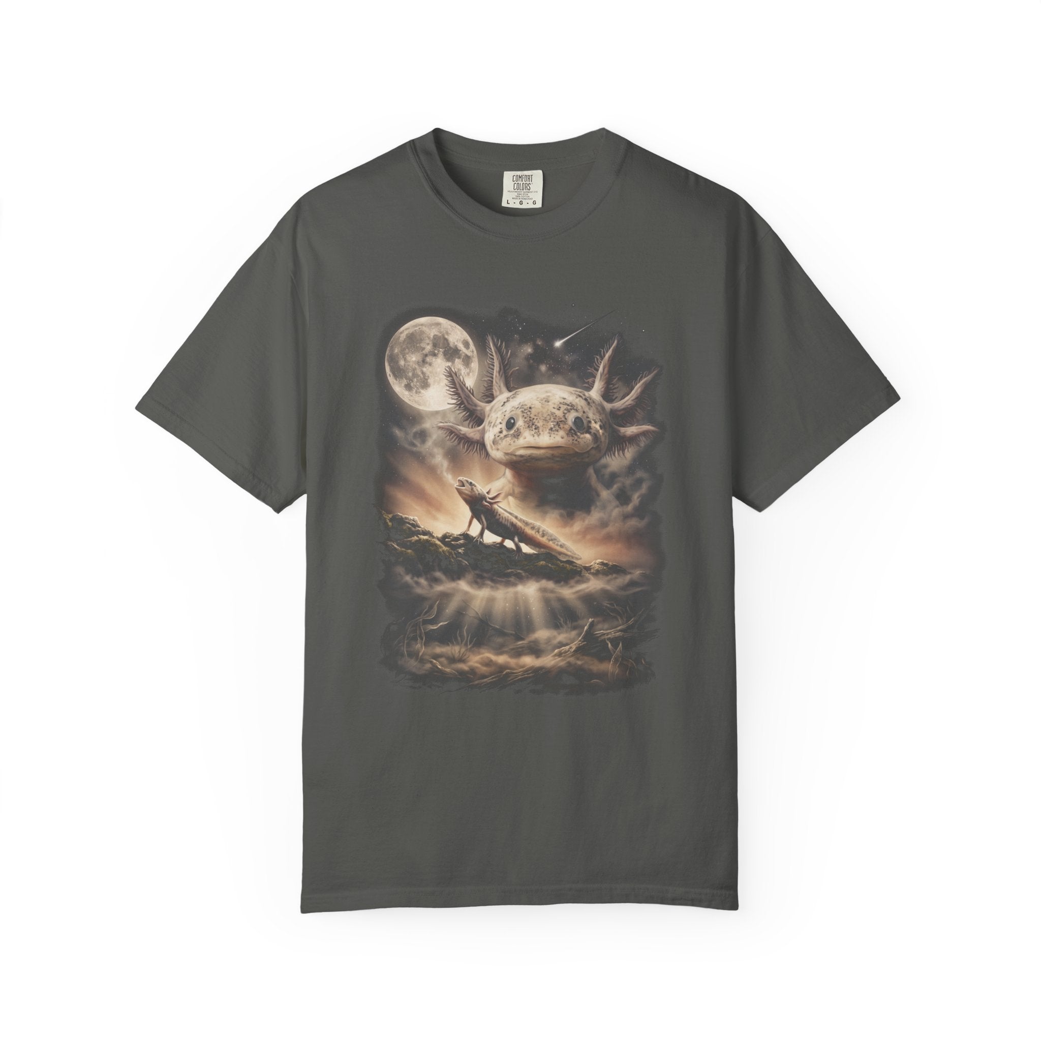 Moon Howlers: Axolotl Howling at the Moon Tee